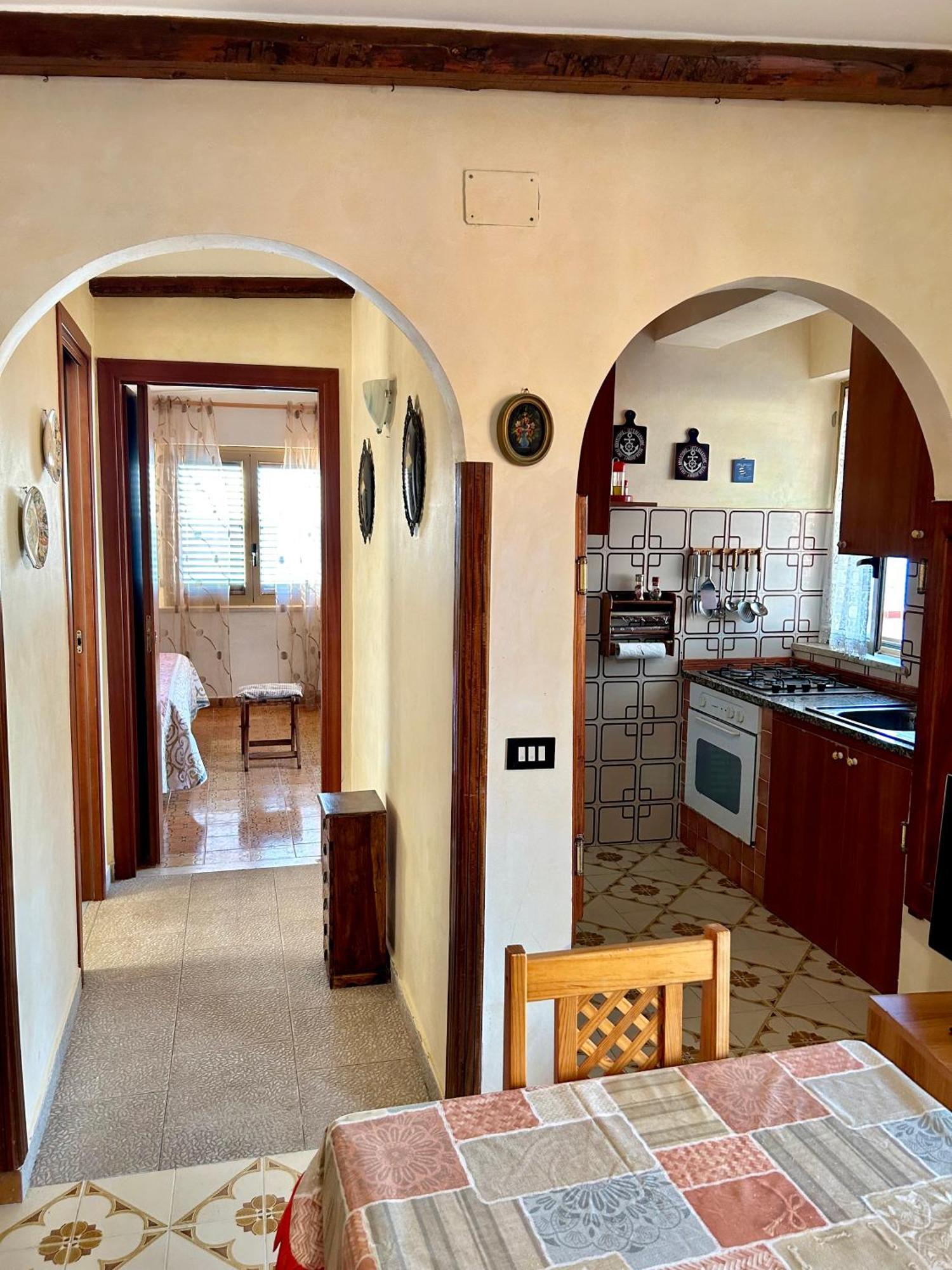 Вилла Casa Vacanza Barbera - In Riva Al Mare Траппето Экстерьер фото